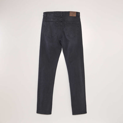 بنطلون جينز ضيق ب 5 جيوب - L34 رمادي