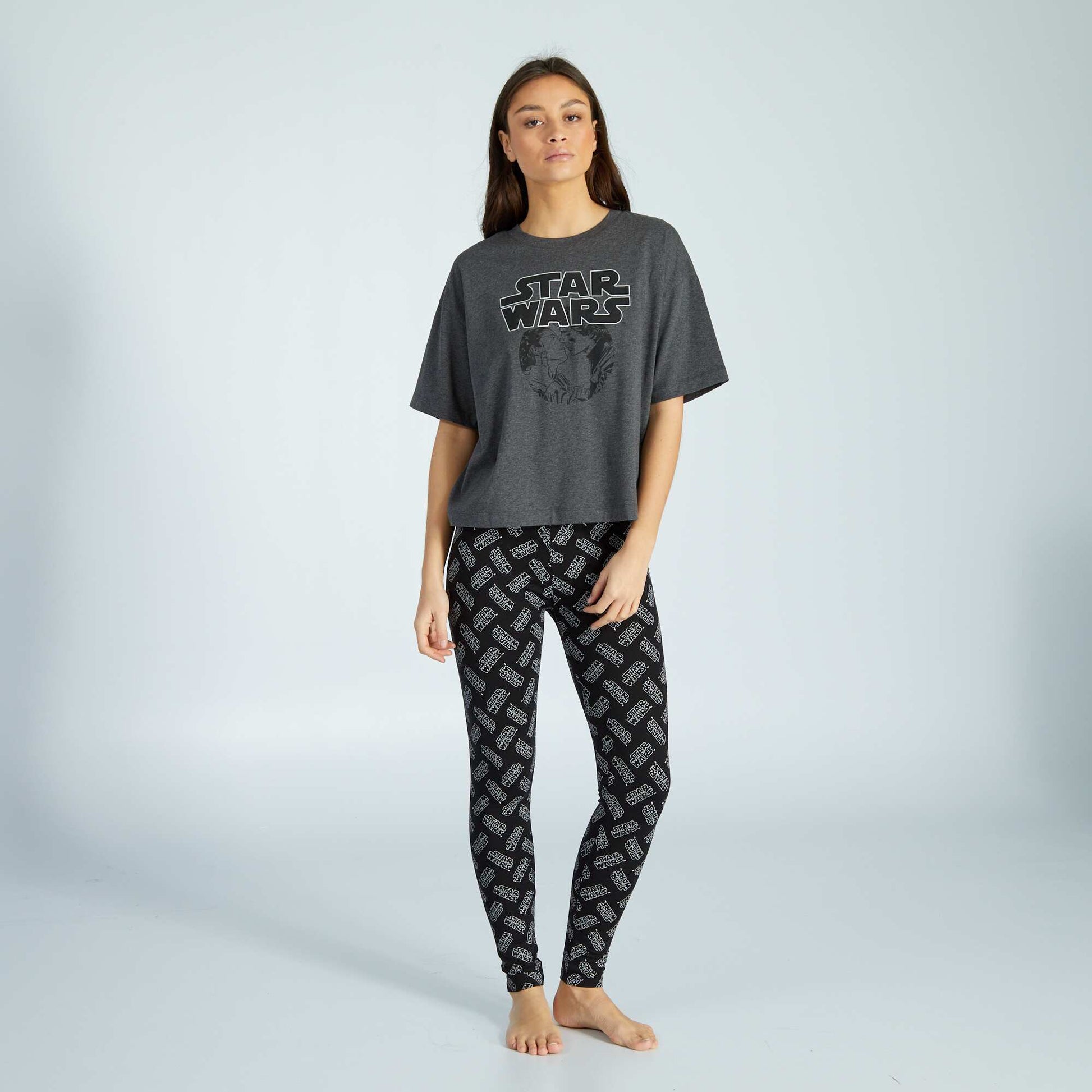 Long pyjamas - 'Star Wars' - 2-piece set GREY