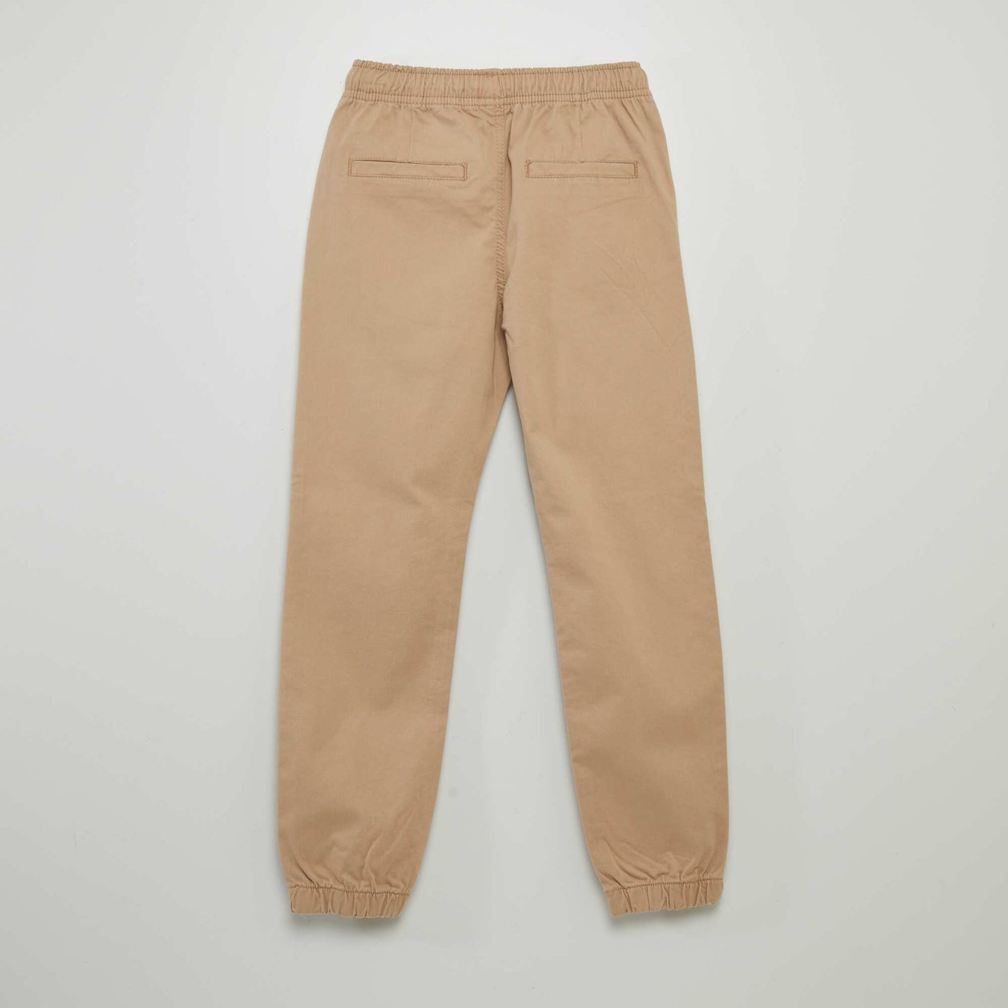 Joggers with elasticated waist BEIGE