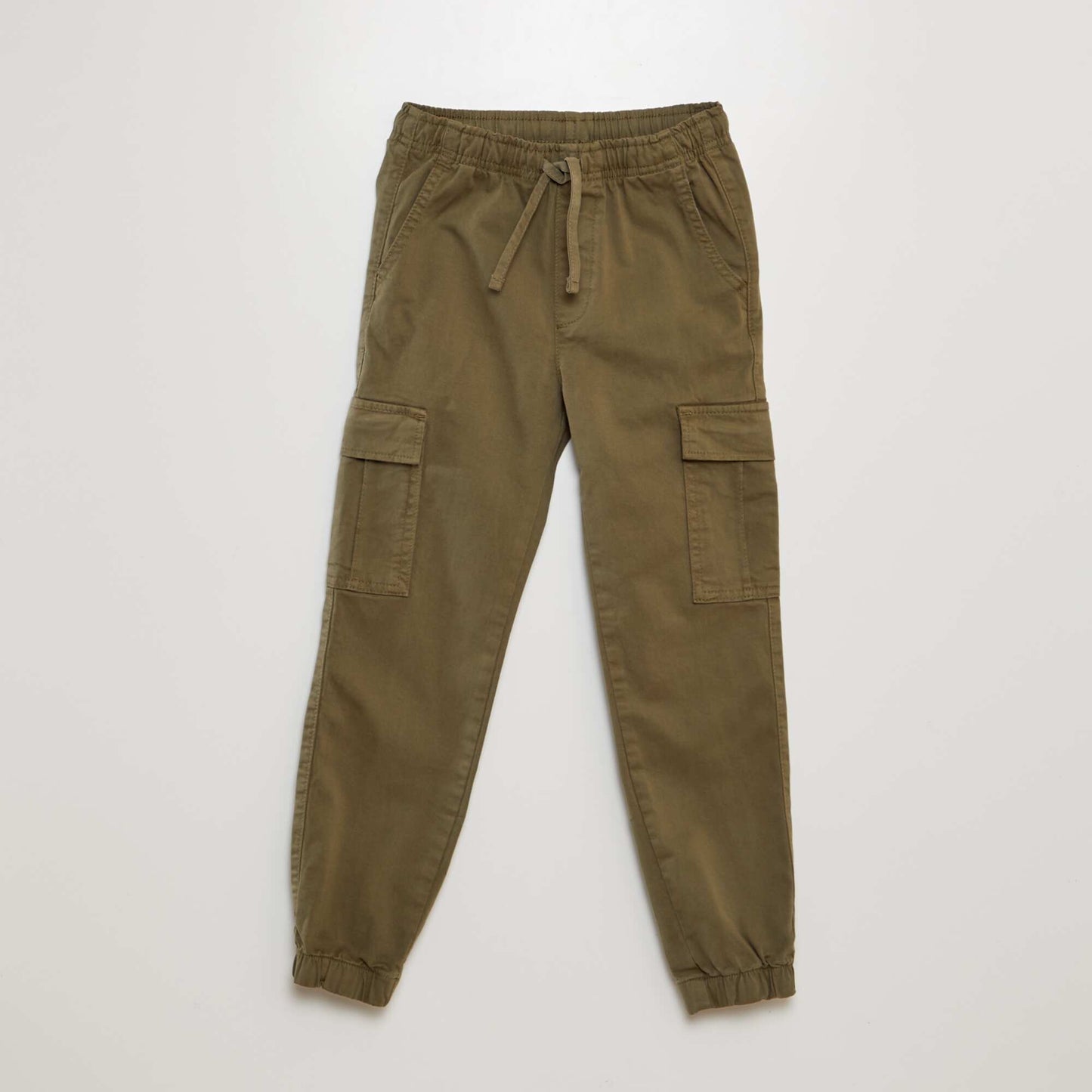 Stretchy multi-pocket trousers KHAKI