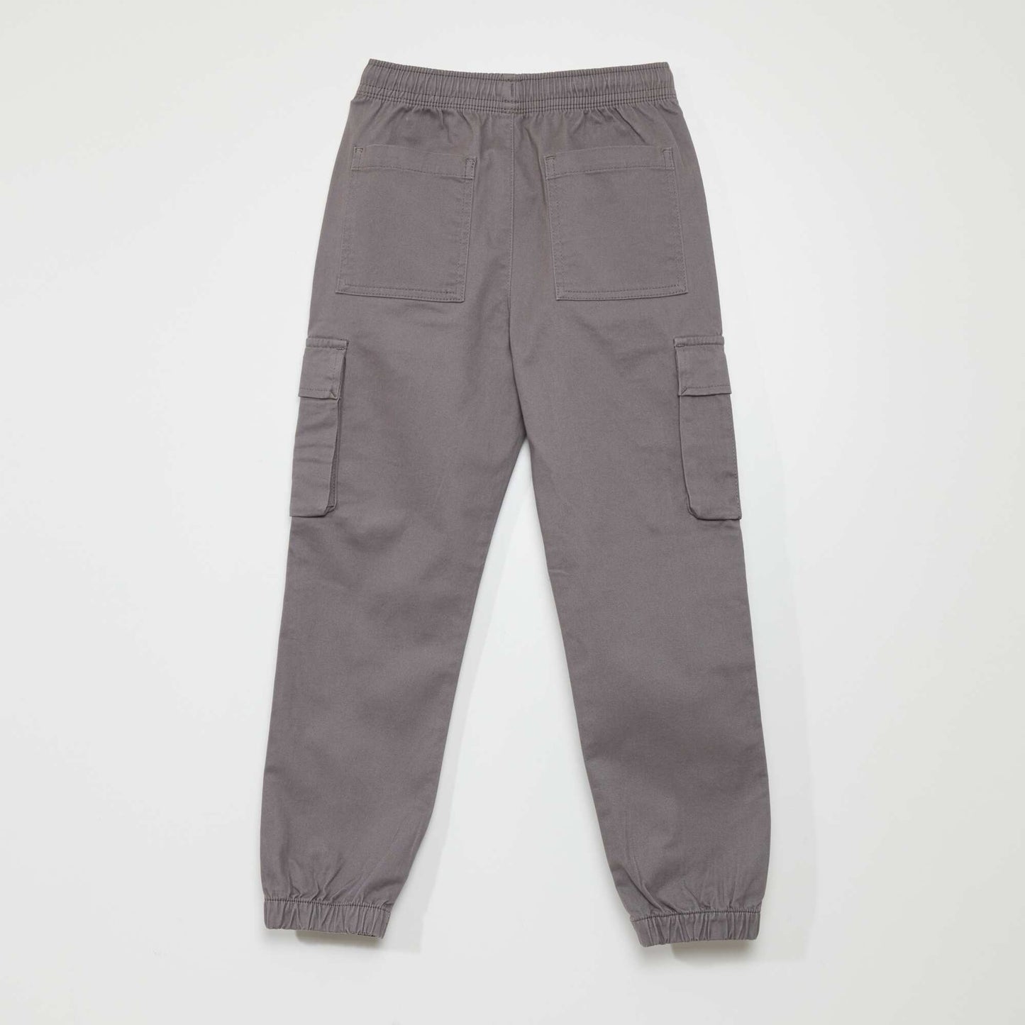 Stretchy multi-pocket trousers GREY