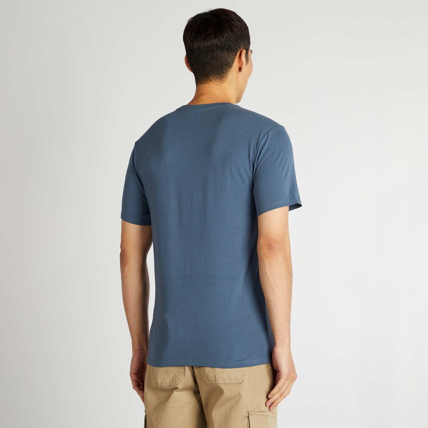 Plain T-shirt - Muscle shirt BLUE