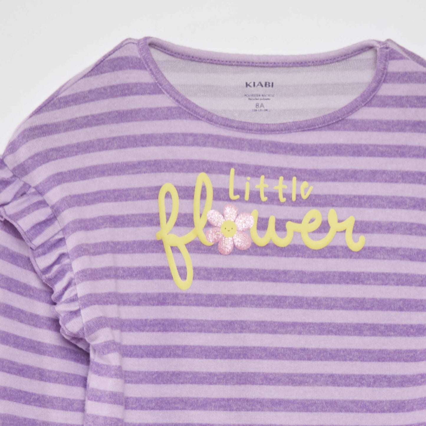Plush knit T-shirt PURPLE
