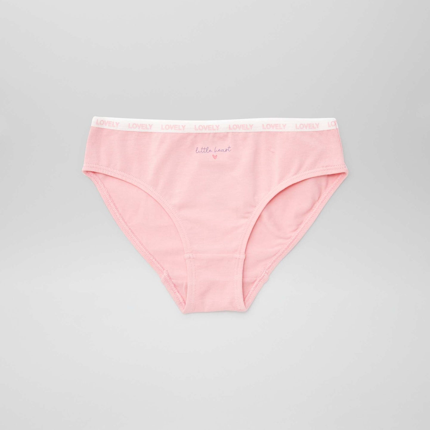 عبوة من 4 أزواج من السراويل الداخلية المطبوعة باللون الأبيض