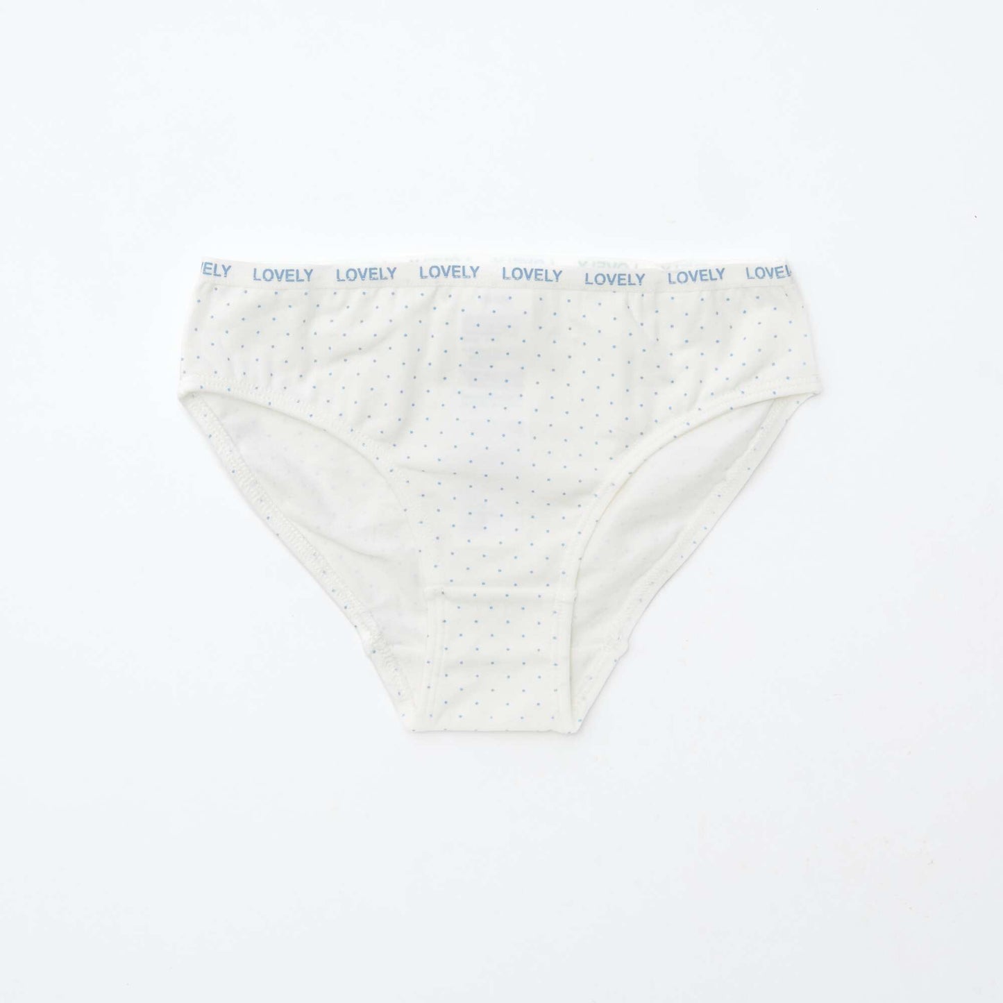 عبوة من 4 أزواج من السراويل الداخلية المطبوعة باللون الأزرق