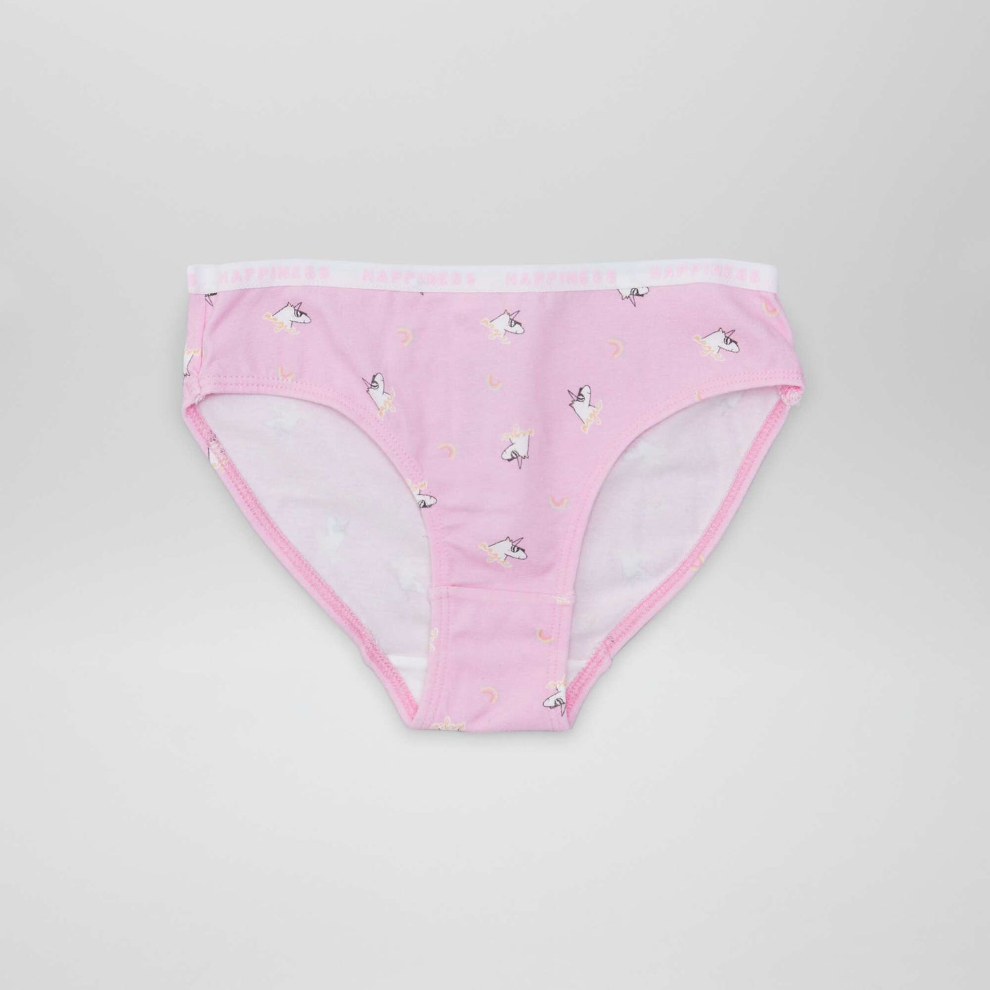 Pack of 4 pairs of printed briefs PINK