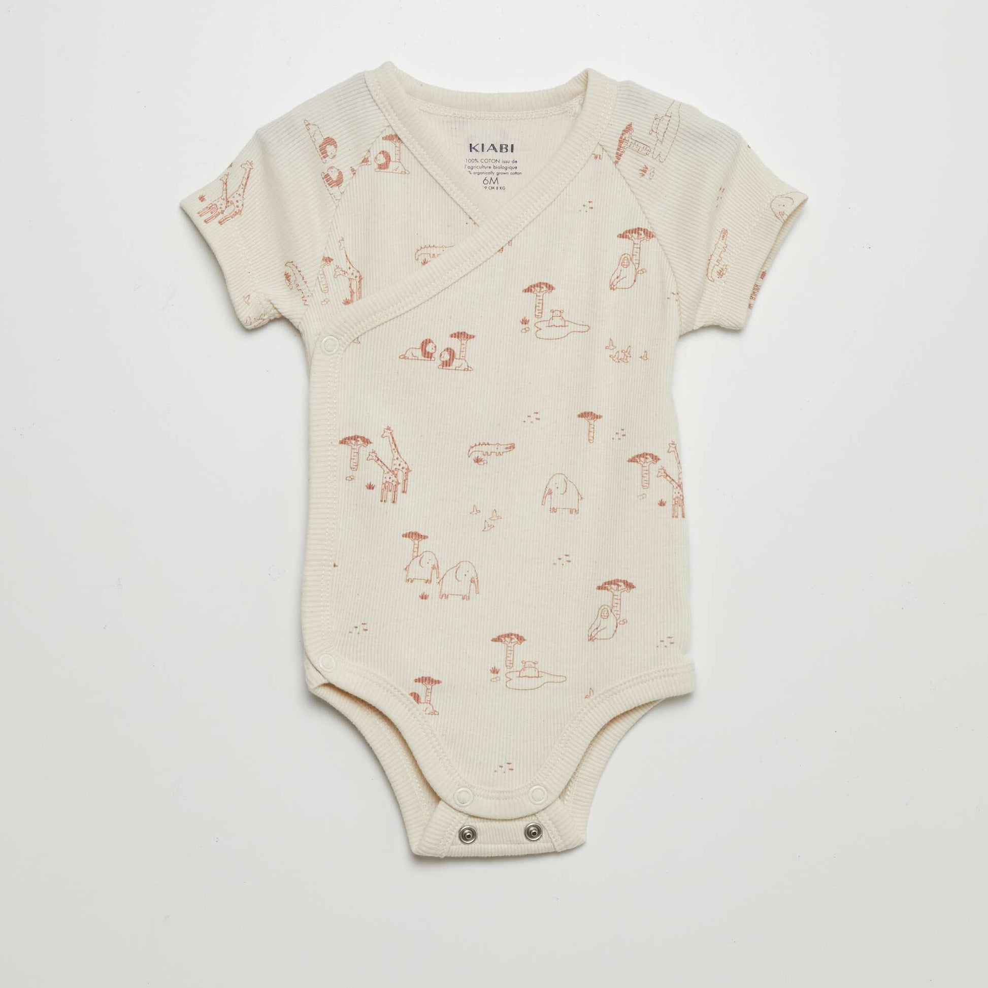 Pyjama + printed grow-with-baby body set PINK