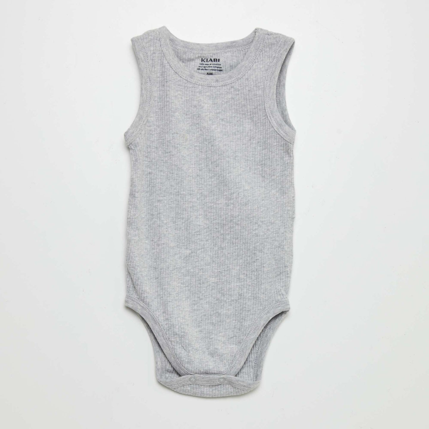 Pack of 3 sleeveless bodysuits BLUE