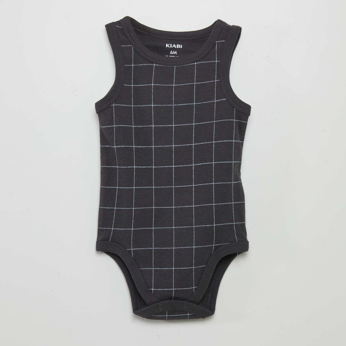 Pack of 3 sleeveless bodysuits BLACK