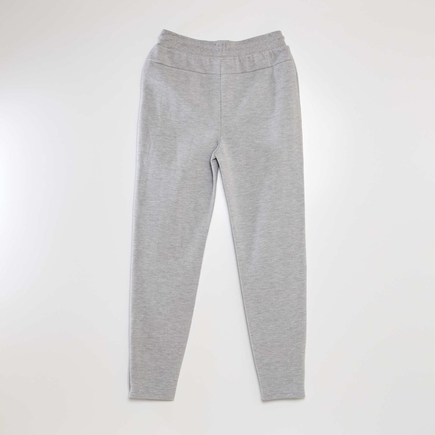 Cotton piqué joggers GREY