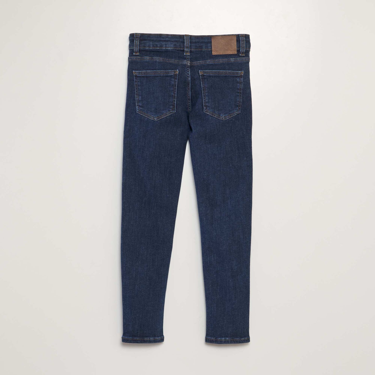 Skinny denim trousers. BLUE