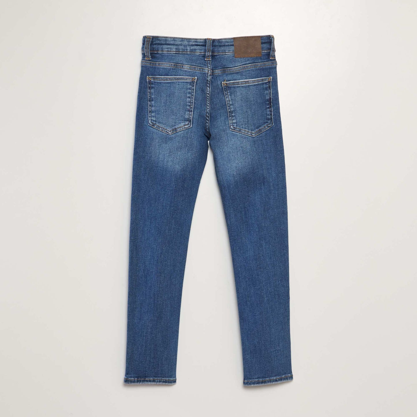 Skinny denim trousers. BLUE