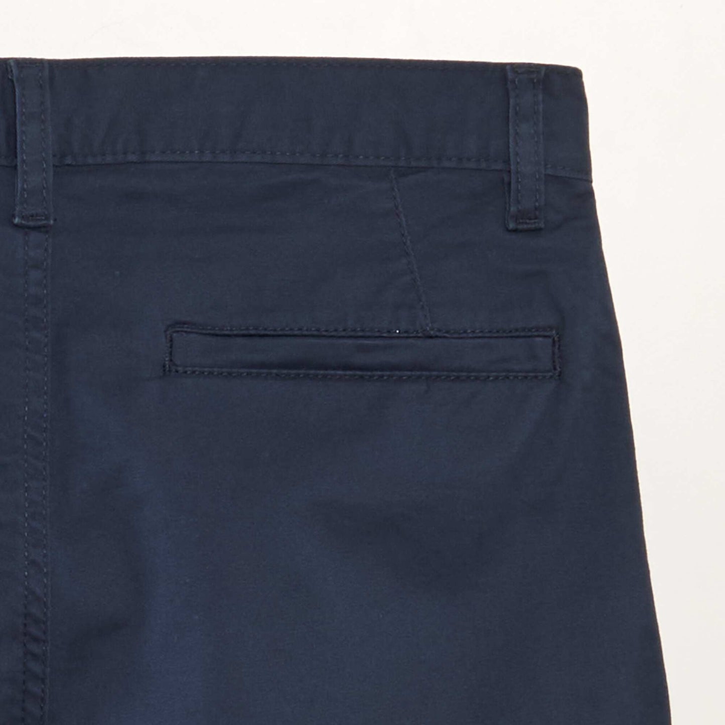 Plain chino Bermuda shorts BLUE