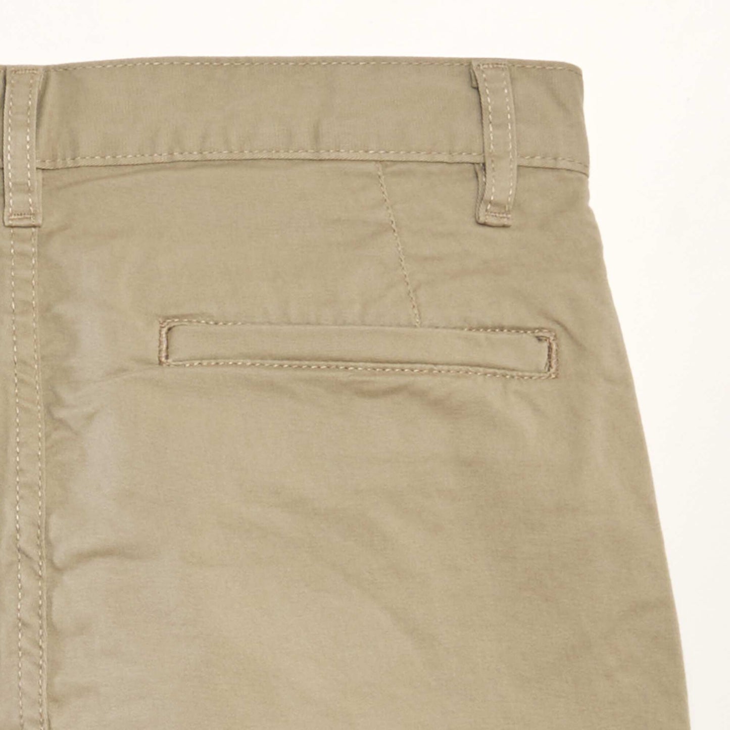 Plain chino Bermuda shorts BEIGE