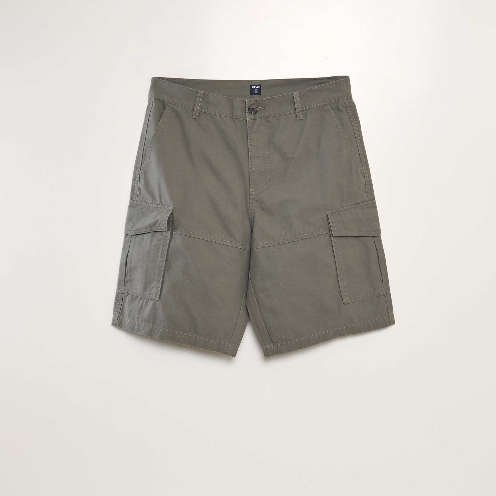 Bermuda shorts with side pockets KHAKI