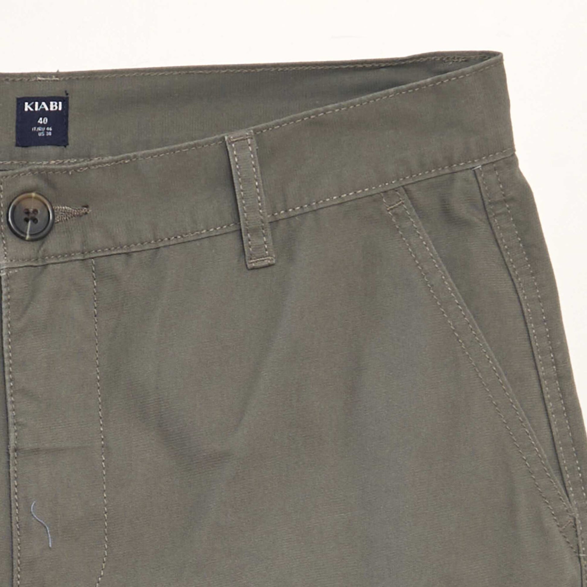 Bermuda shorts with side pockets KHAKI