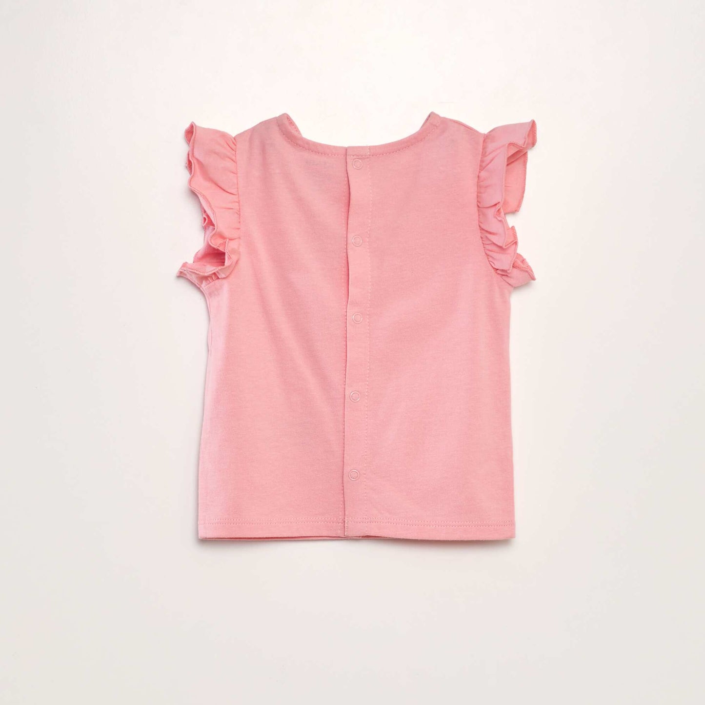 Ruffled T-shirt PINK