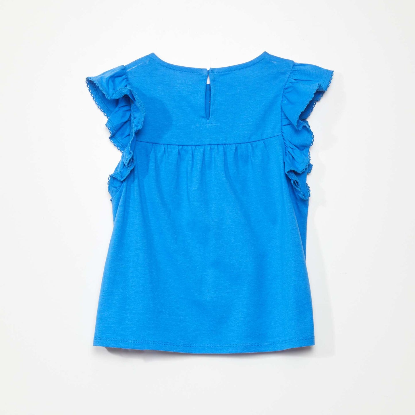 Embroidered T-shirt BLUE