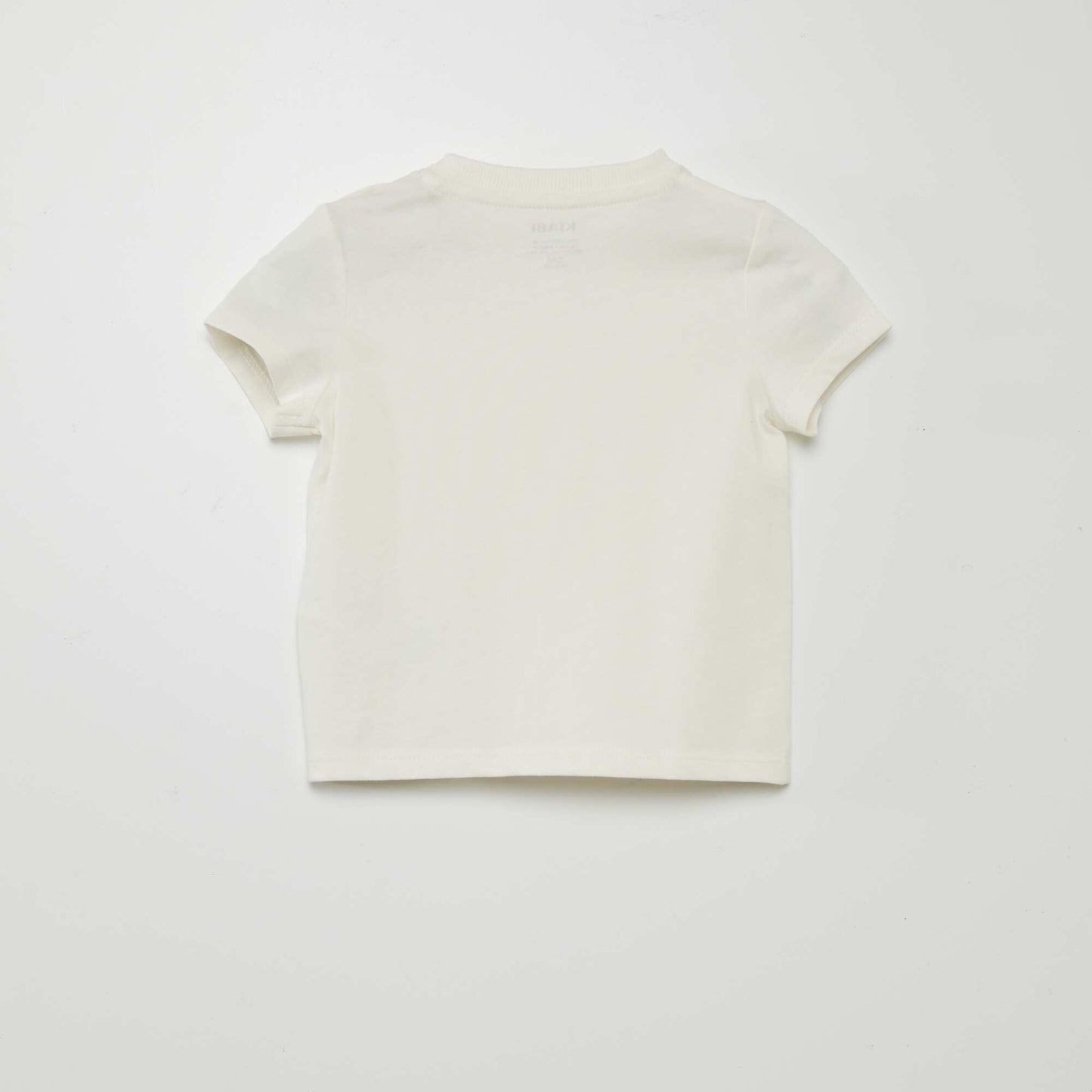 Short-sleeved T-shirt with pockets WHITE