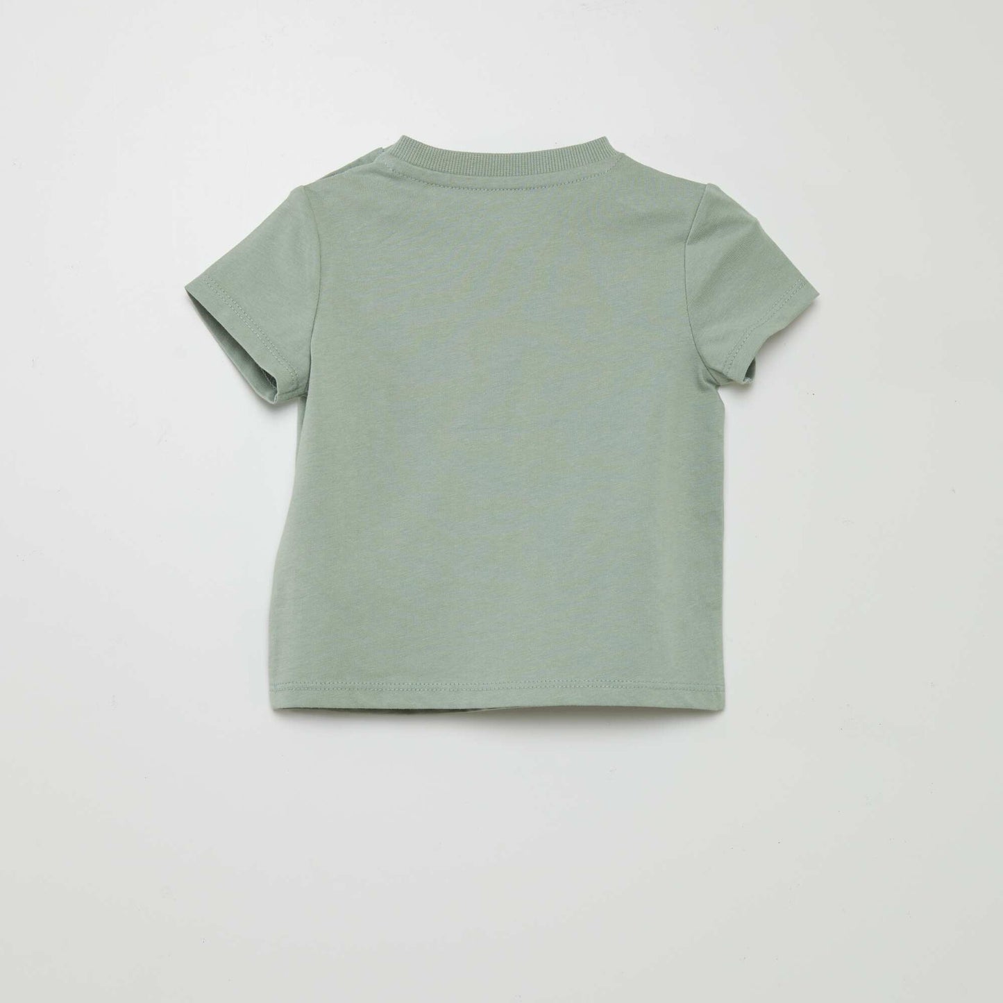 Short-sleeved T-shirt with pockets GREEN