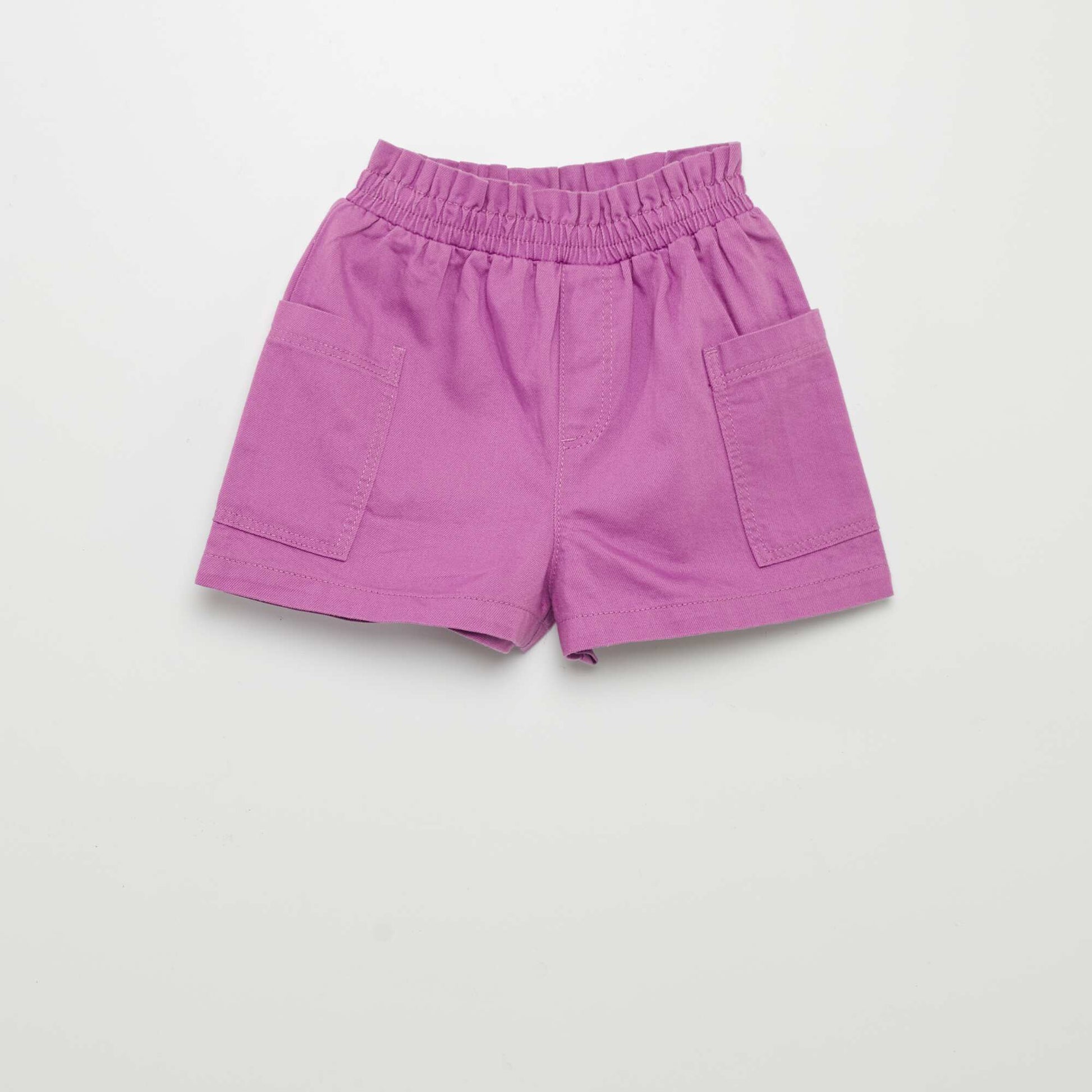 Twill shorts PURPLE