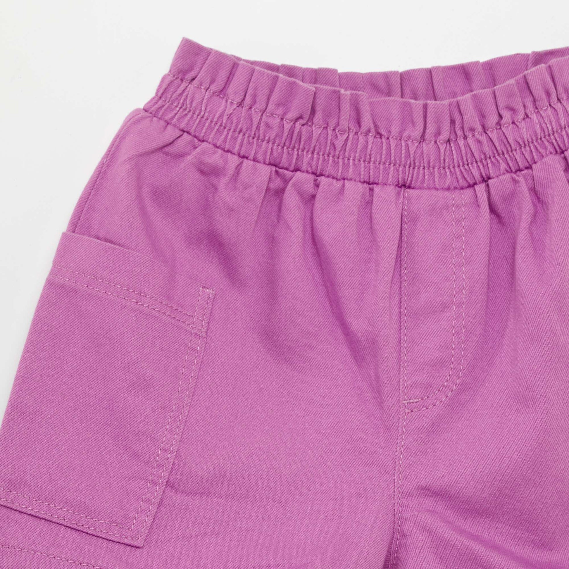 Twill shorts PURPLE