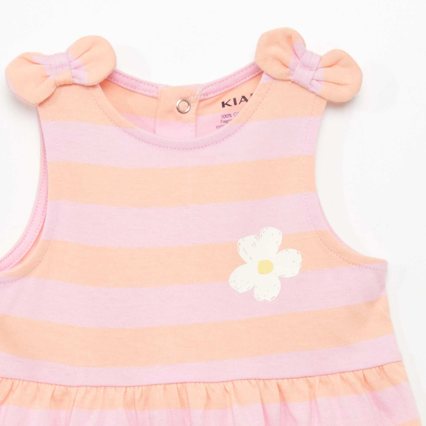 فستان جيرسي أبيض