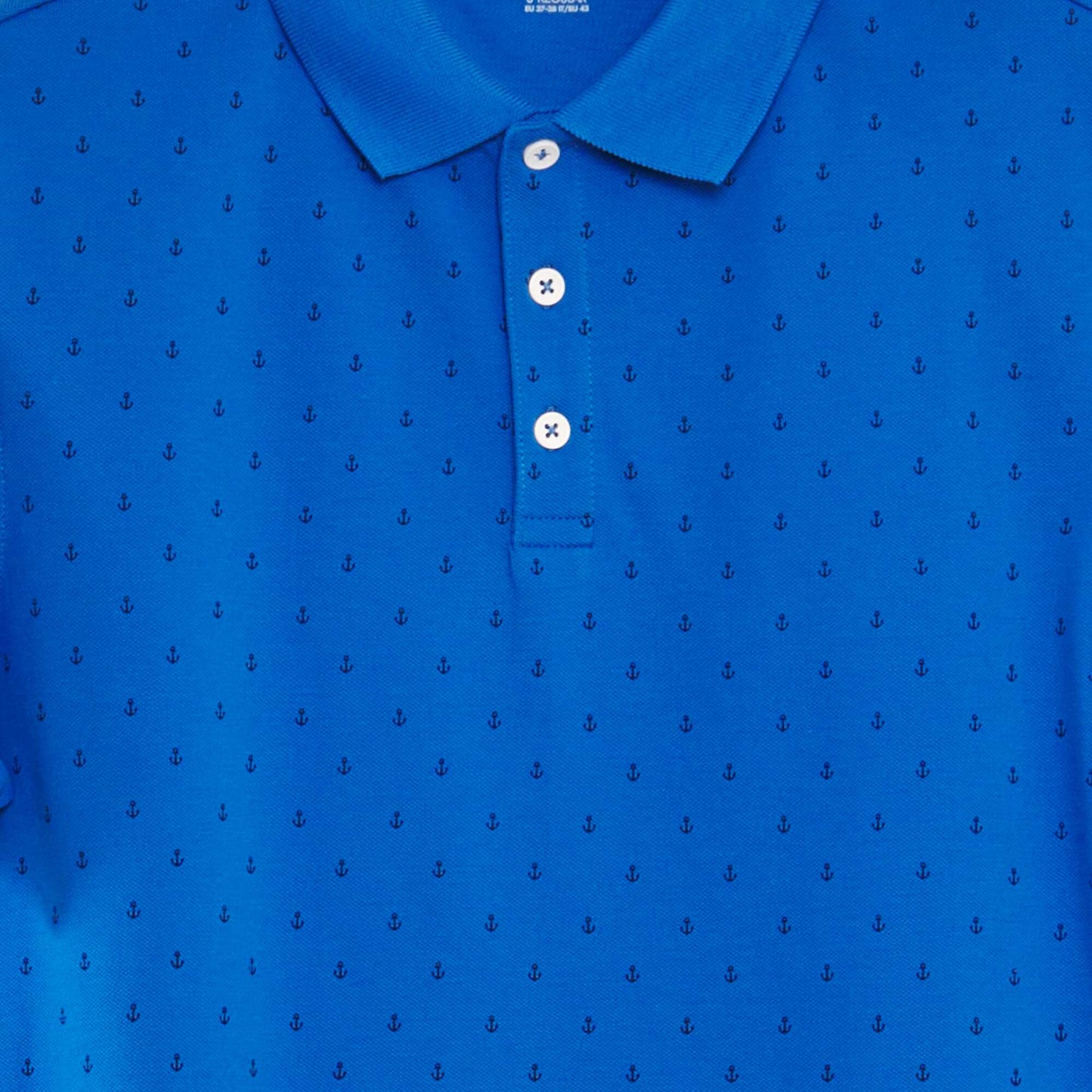 Fancy polo shirt BLUE