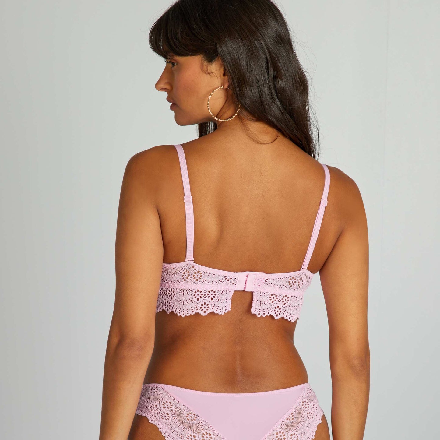Push-up bra with removable padding PURPLE