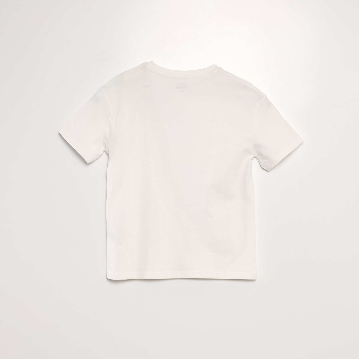 Plain thick jersey knit T-shirt - Tough CottonT WHITE