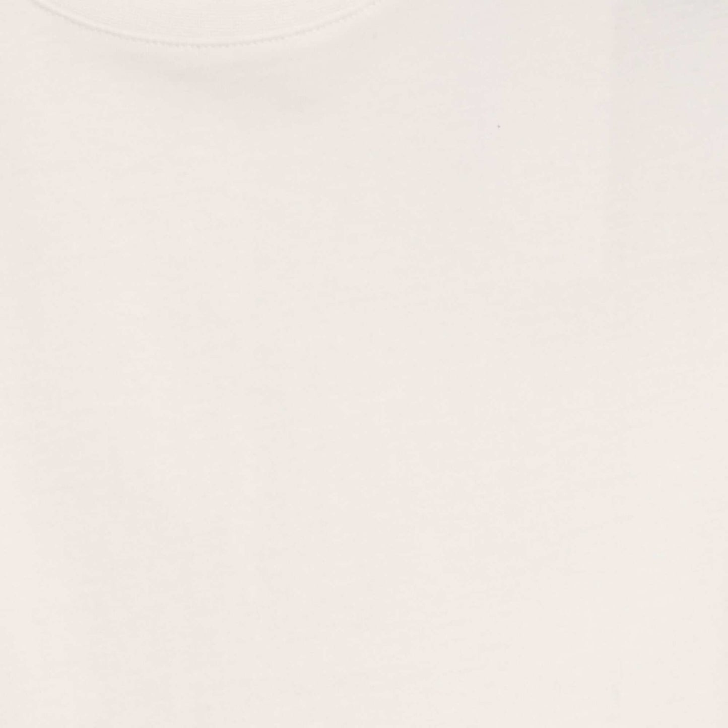 Plain thick jersey knit T-shirt - Tough CottonT WHITE