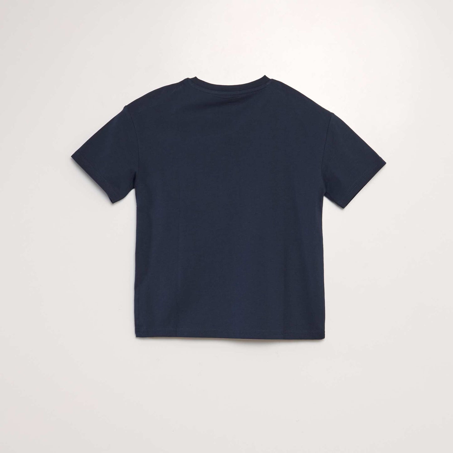 Plain thick jersey knit T-shirt - Tough CottonT blue