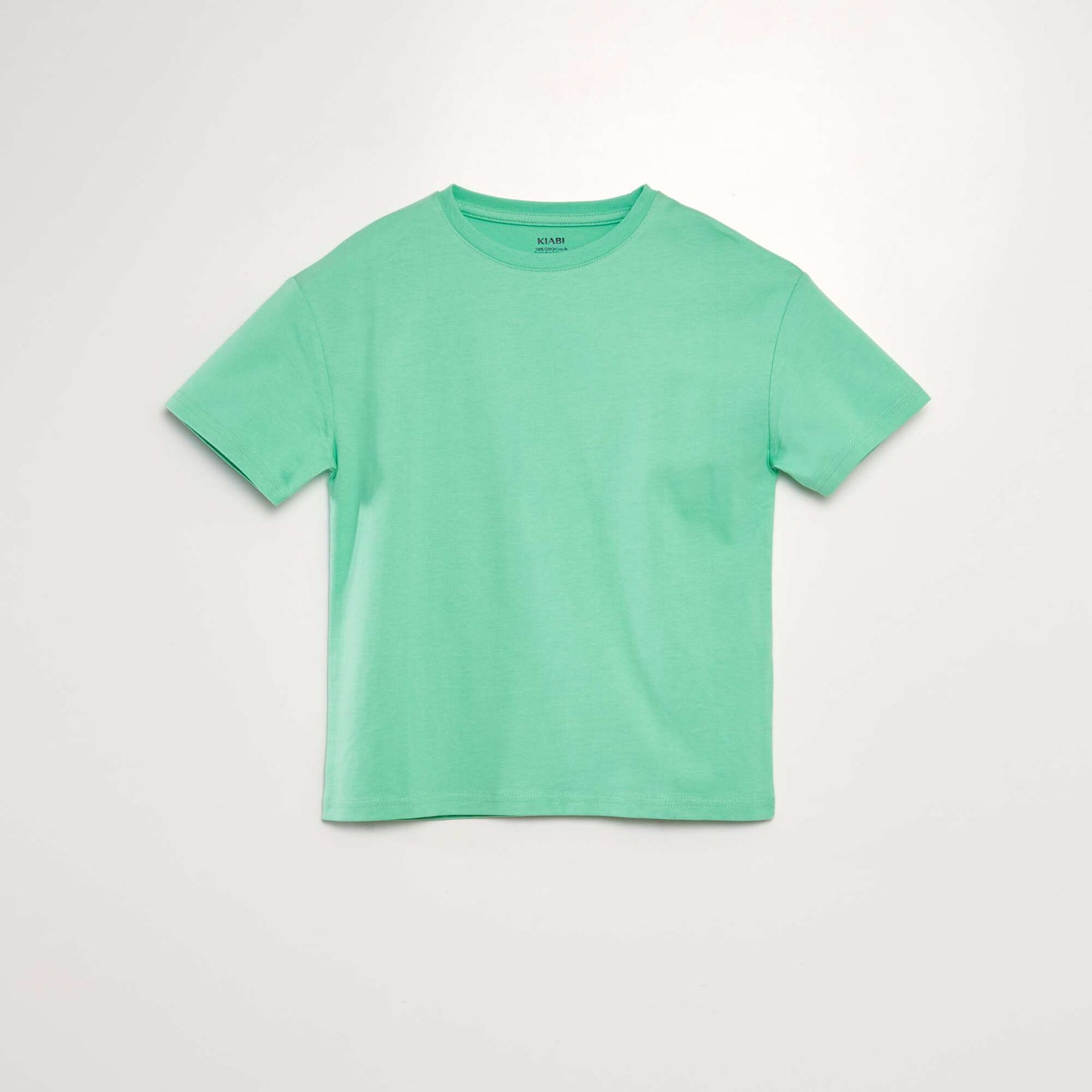 Plain thick jersey knit T-shirt - Tough CottonT GREEN