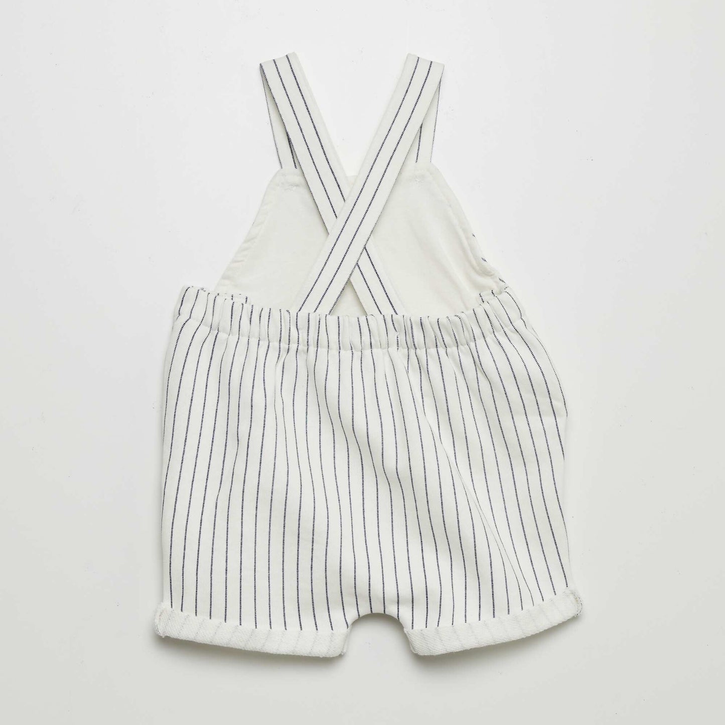 French terry dungarees BLUE