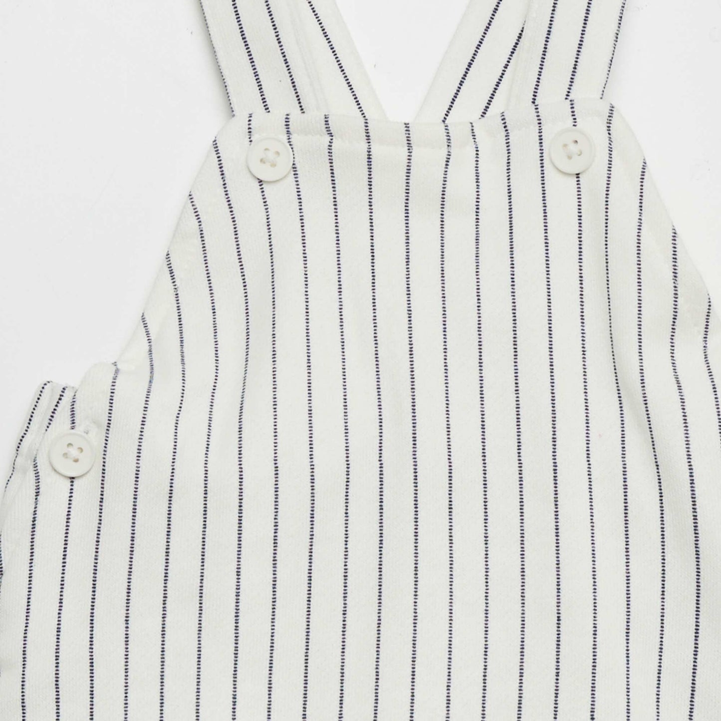 French terry dungarees BLUE