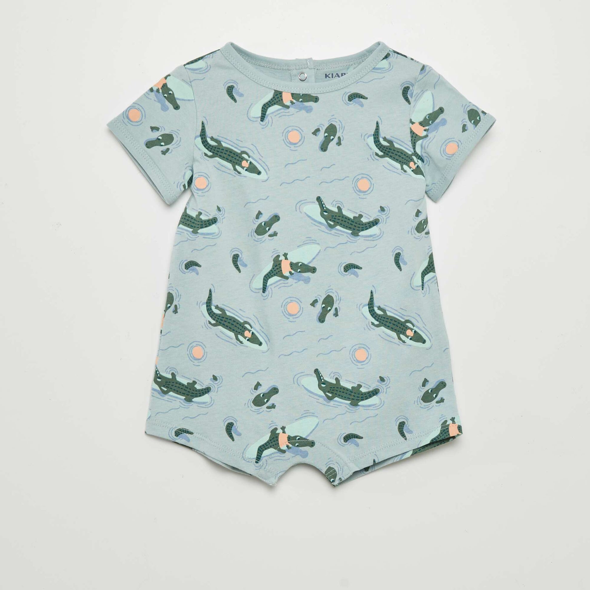 Pack of 2 short rompers BLUE