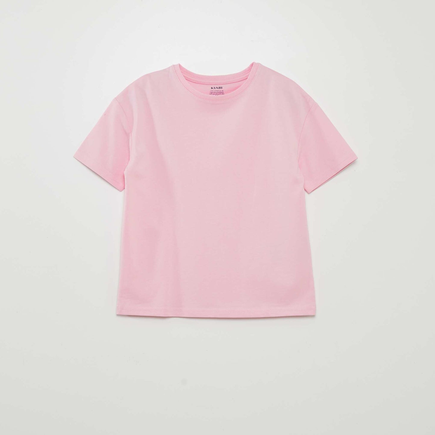 Thick jersey knit T-shirt - Tough CottonT PINK