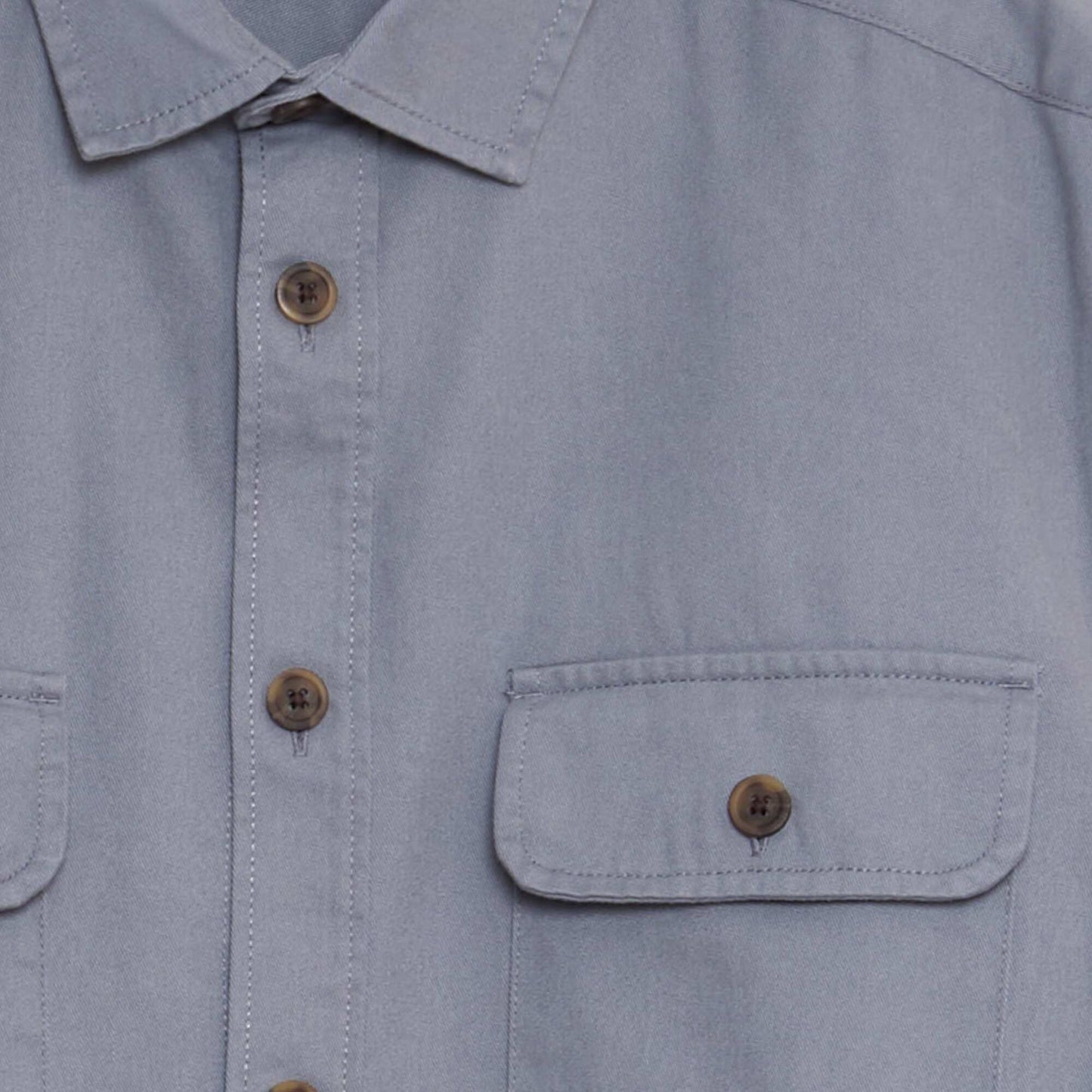 Cotton overshirt BLUE