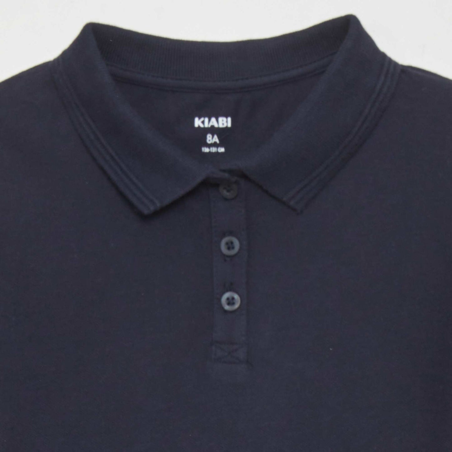 Short-sleeved polo shirt blue