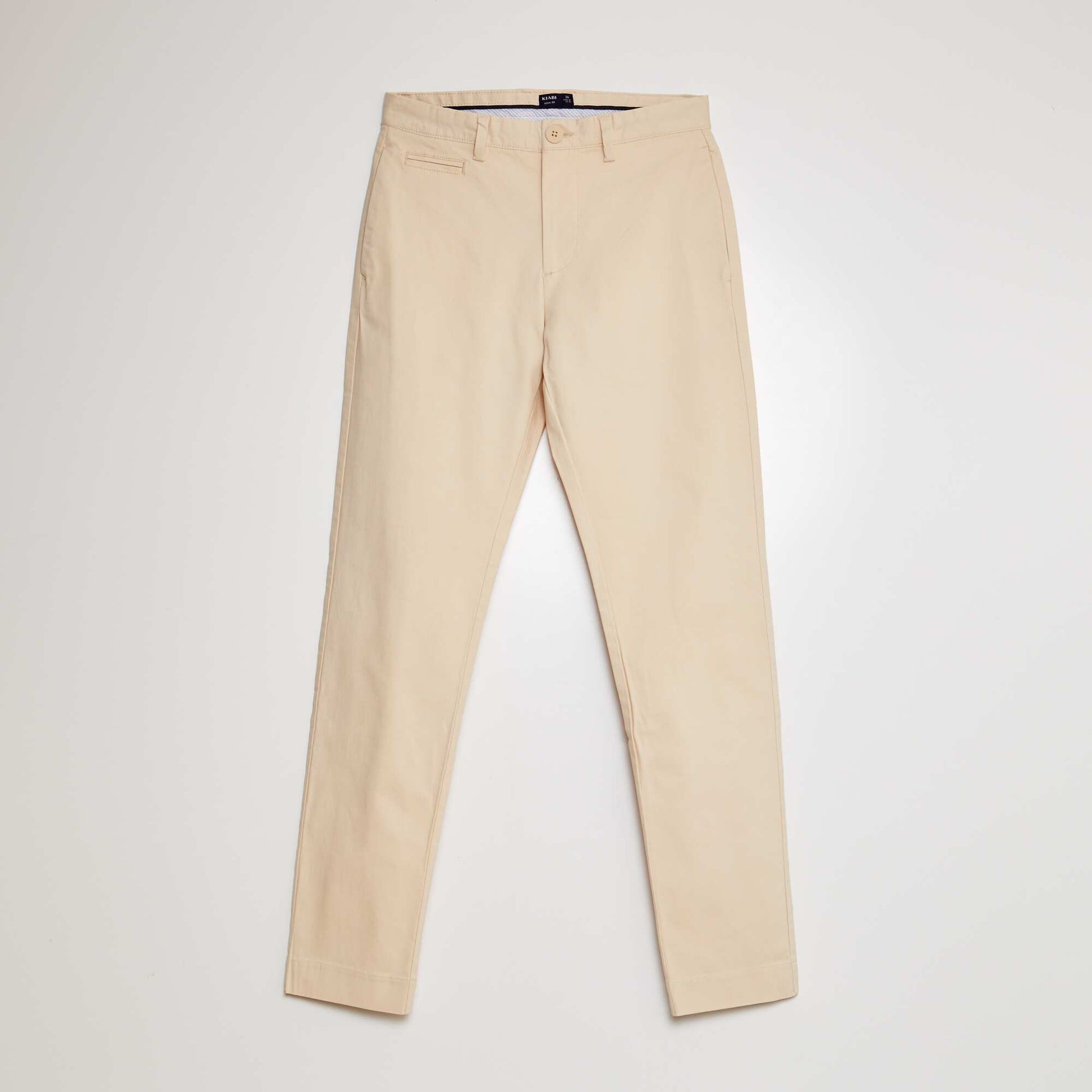 بنطلون تينسل ضيق BEIGE