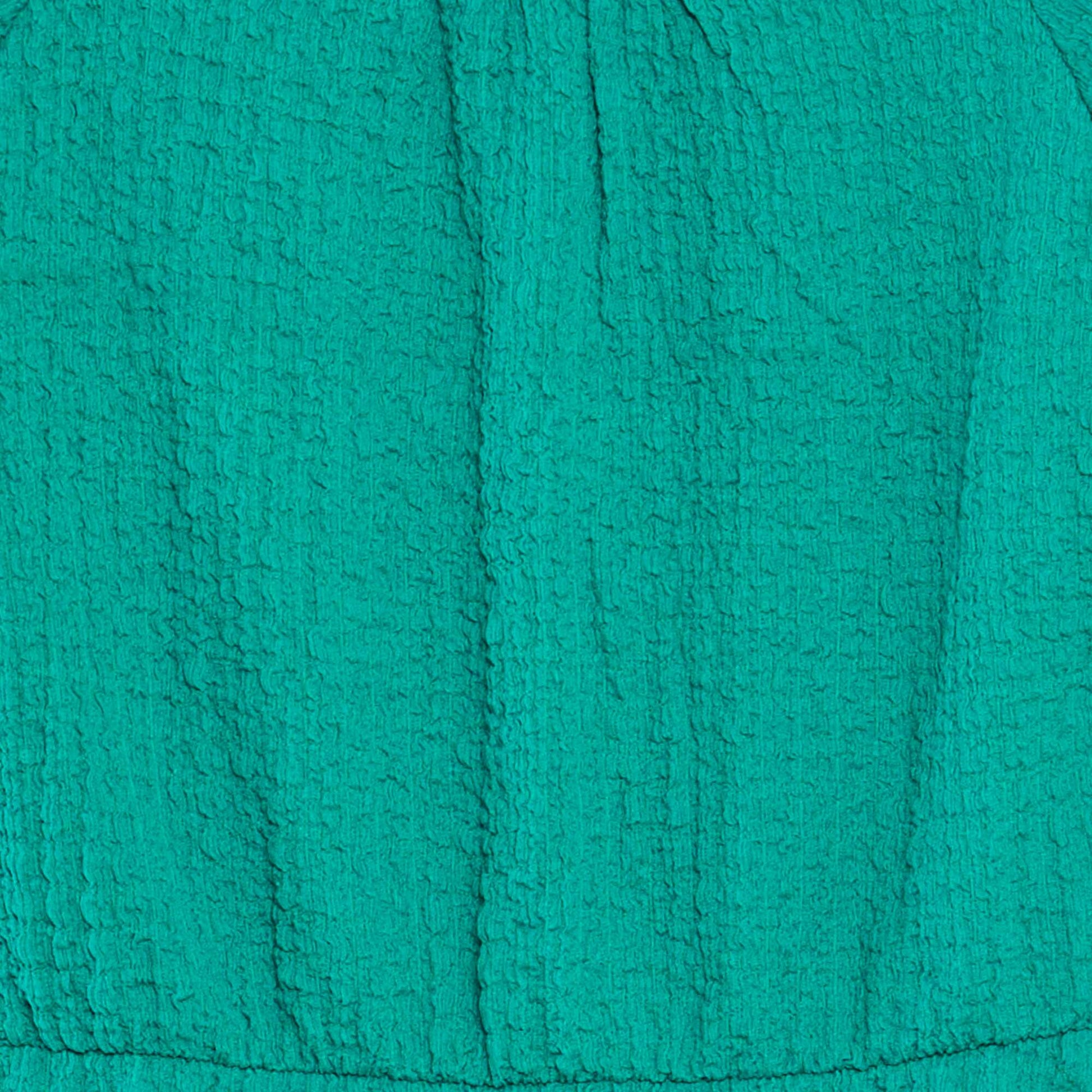 Waffle-knit dress GREEN