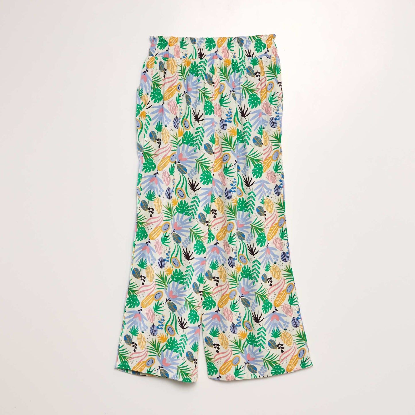 Wide-leg trousers WHITE