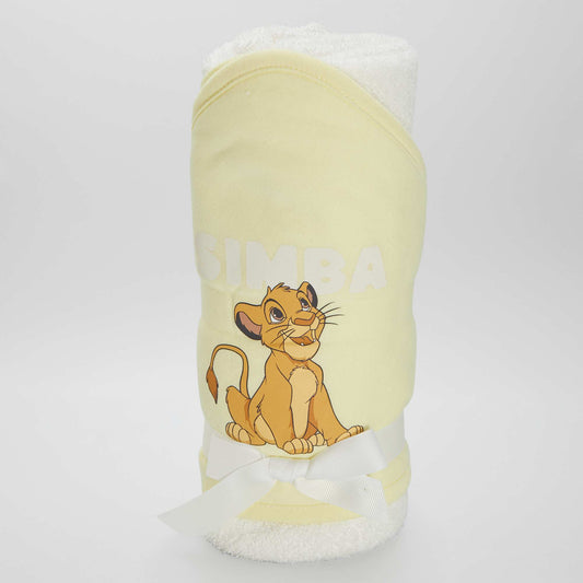 'Disney' hooded bath towel YELLOW