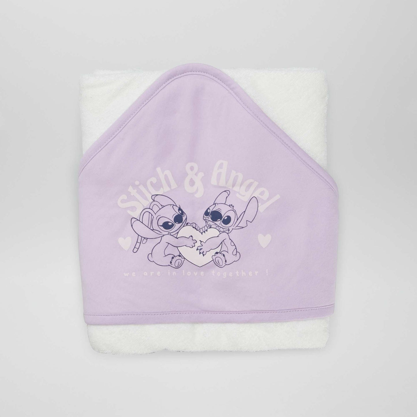 'Disney' hooded bath towel PURPLE