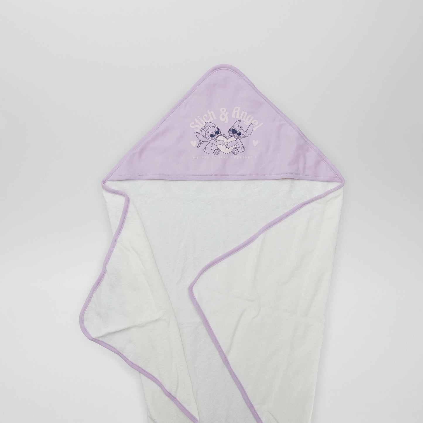 'Disney' hooded bath towel PURPLE