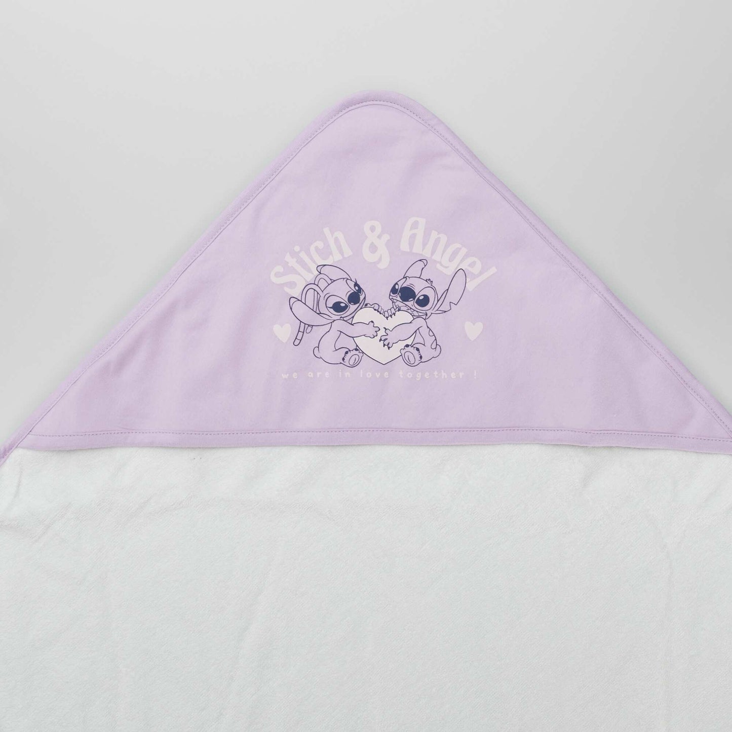 'Disney' hooded bath towel PURPLE