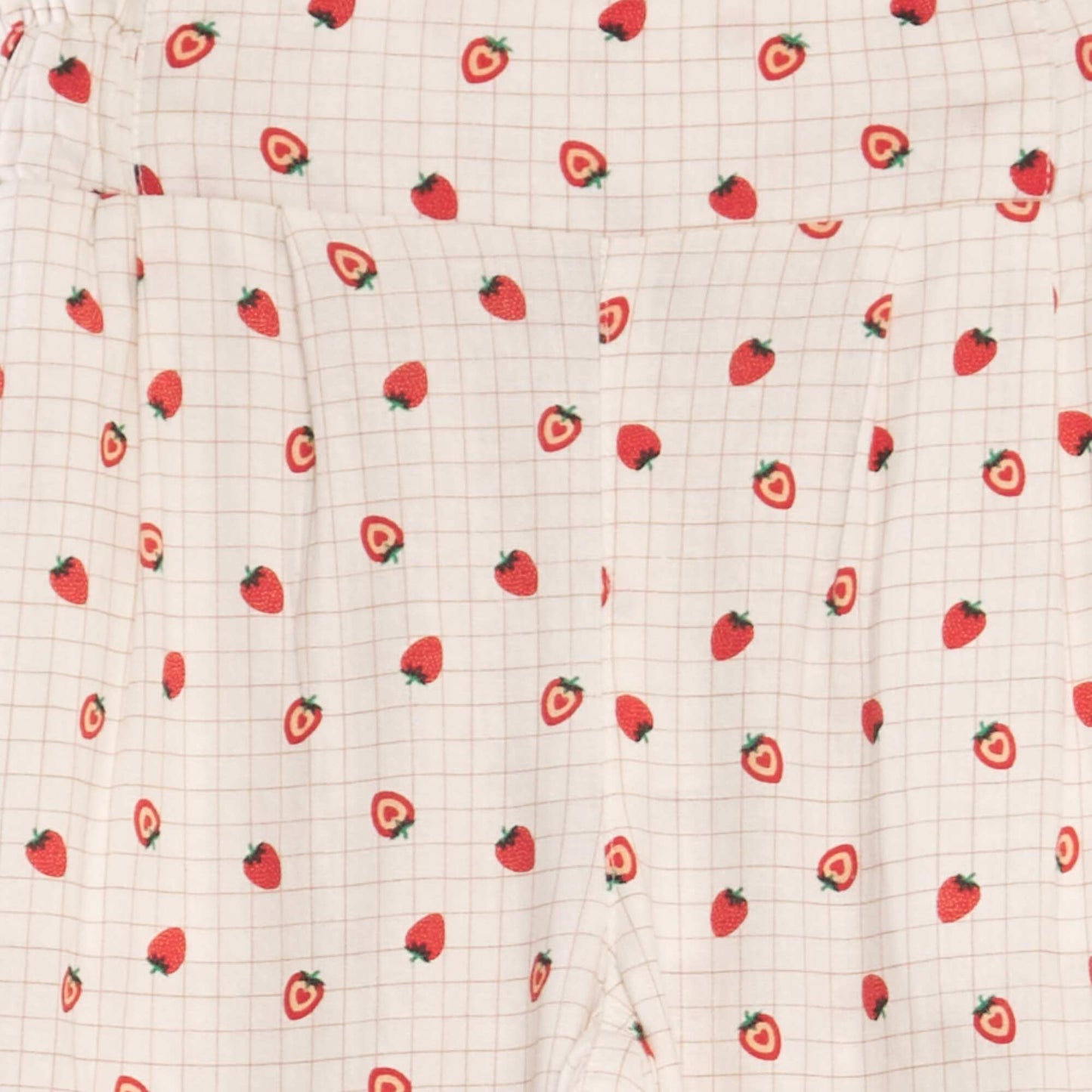 Wide-leg linen pants WHITE