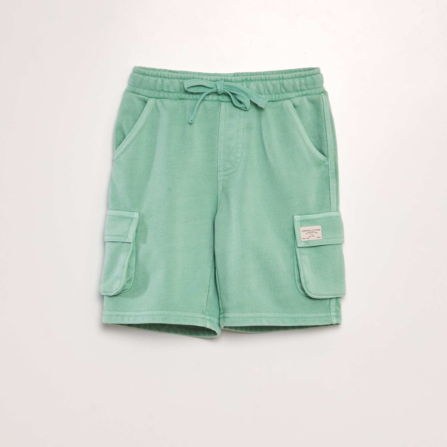 Bermuda shorts with side pockets GREEN