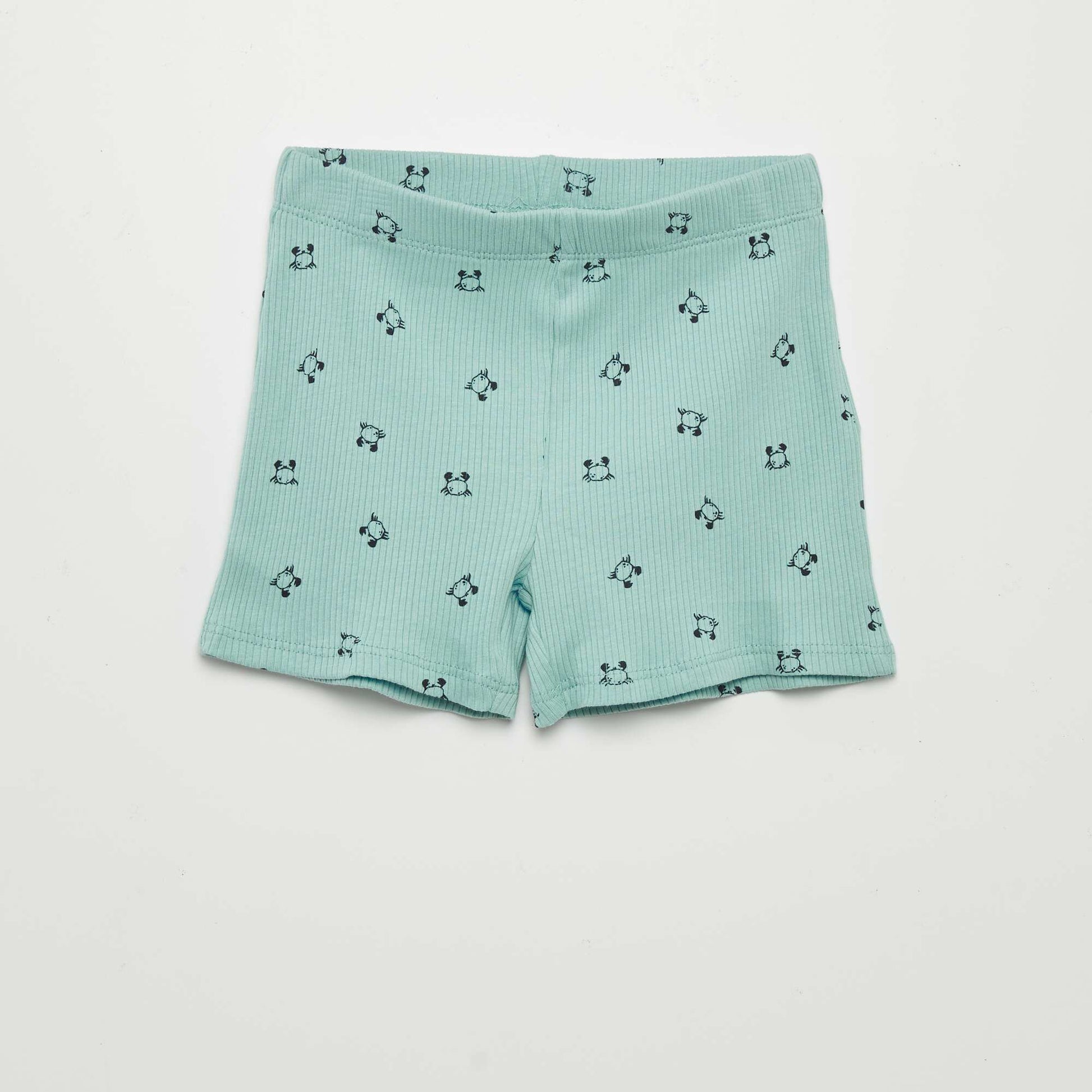 Two-piece printed short pyjamas BLUE