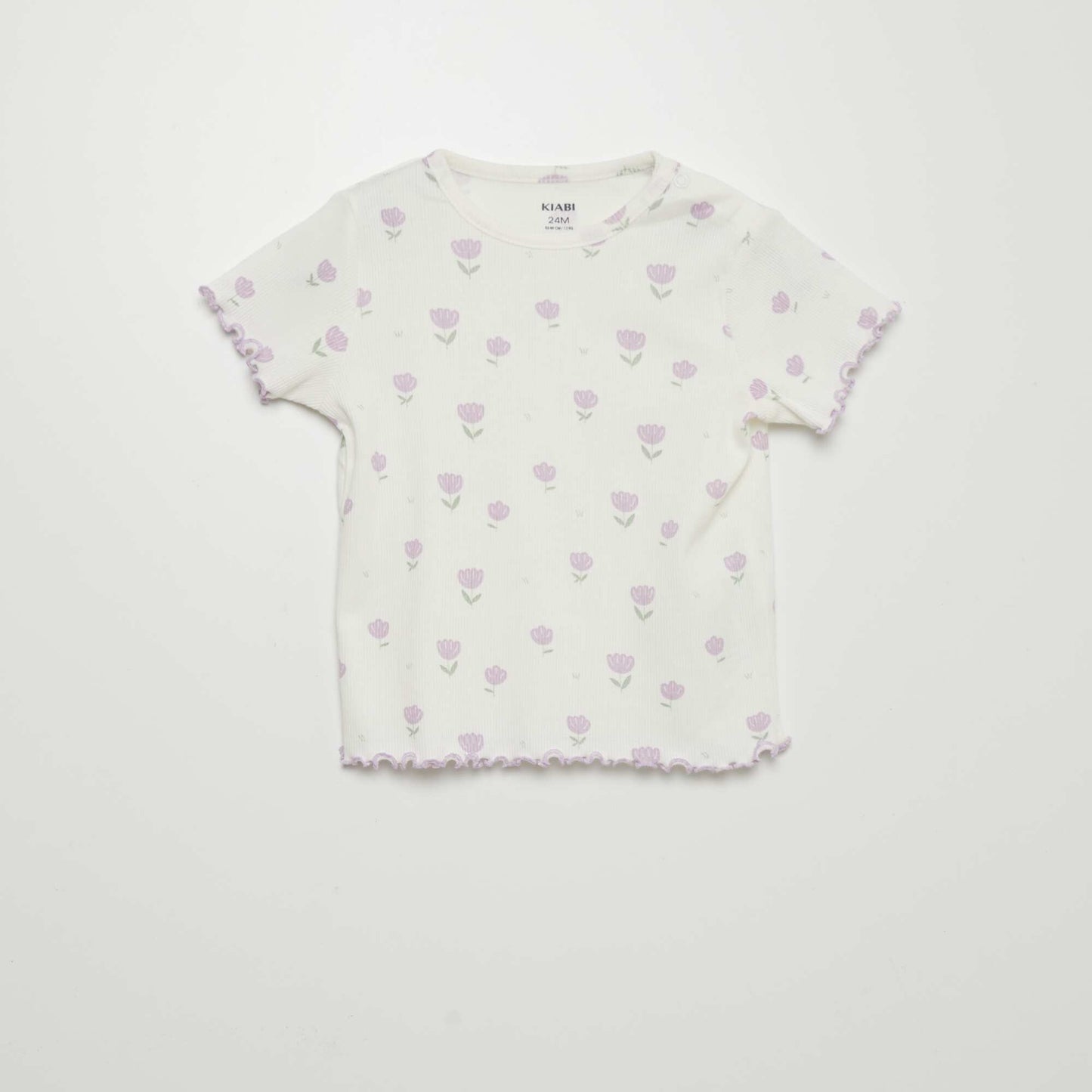 T-shirt and pyjama shorts set - 2-piece set WHITE